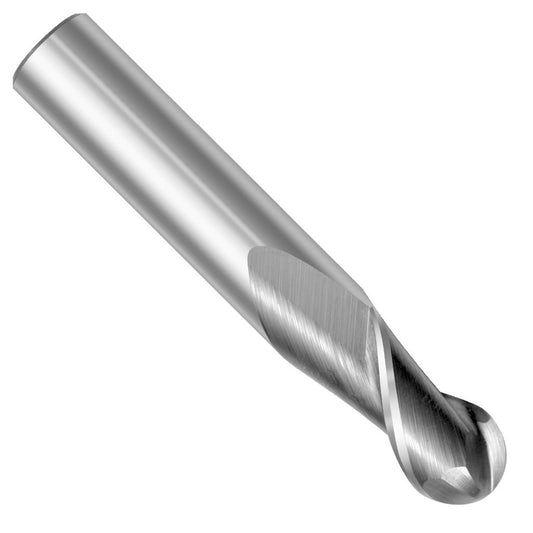 1/8" x 1/8",2 flute ball-end,SC