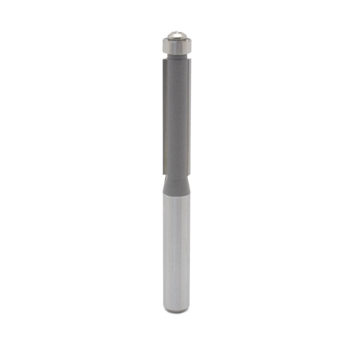 3/4" Dia, Carbide Tipped, Flush Trim Bit with Ball Bearing, 2 Flutes, 1/2" Shank, 3" Length