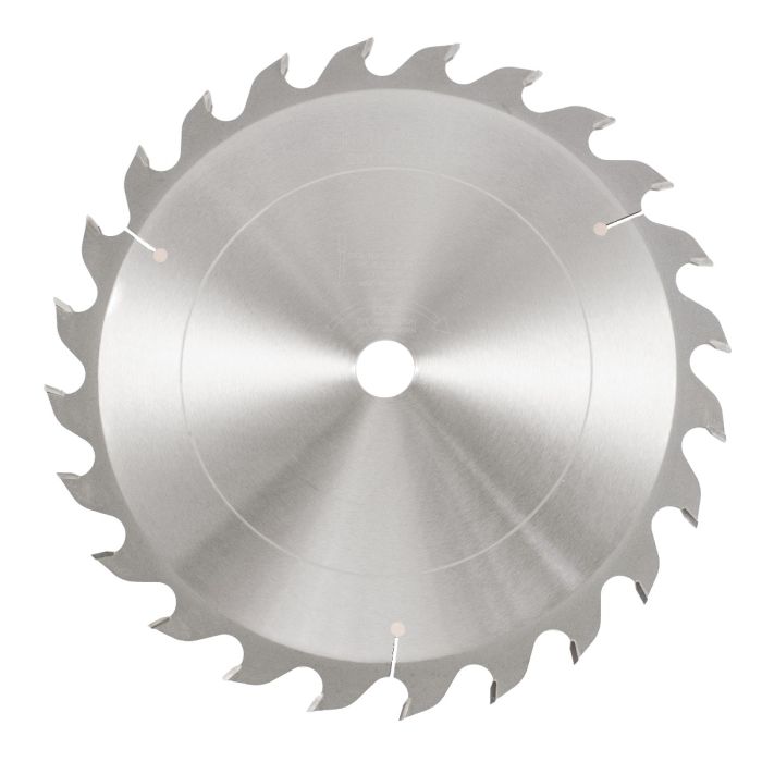 12" Dia, Carbide Tipped, General Ripping Saw Blade, .157” (4.0mm) Kerf, 24 Teeth, FTG