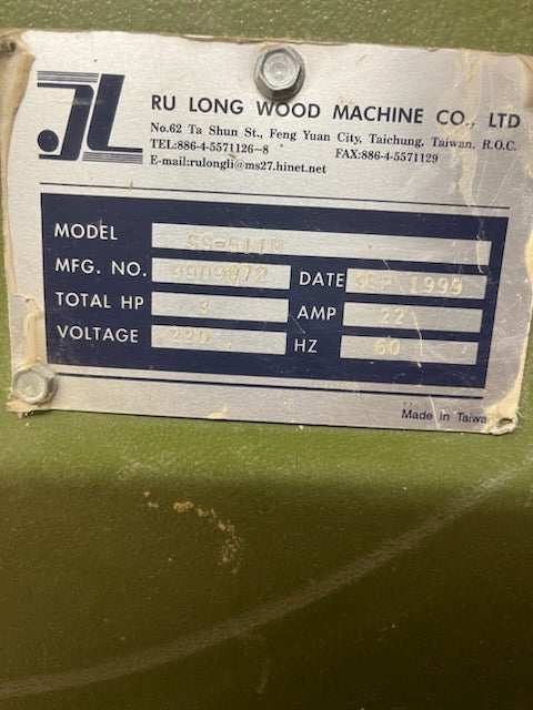 Ru Long spindle moulder  ss 511M