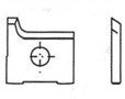 19.6 X 15.2 X 2 LEFT HAND INSERT- 3MM RADIUS